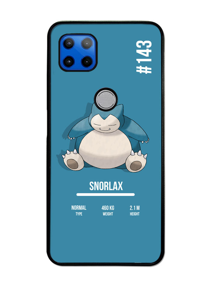 Pokemon Snorlax 2nd Motorola Moto G 5G Case , Moto One 5G Ace Case