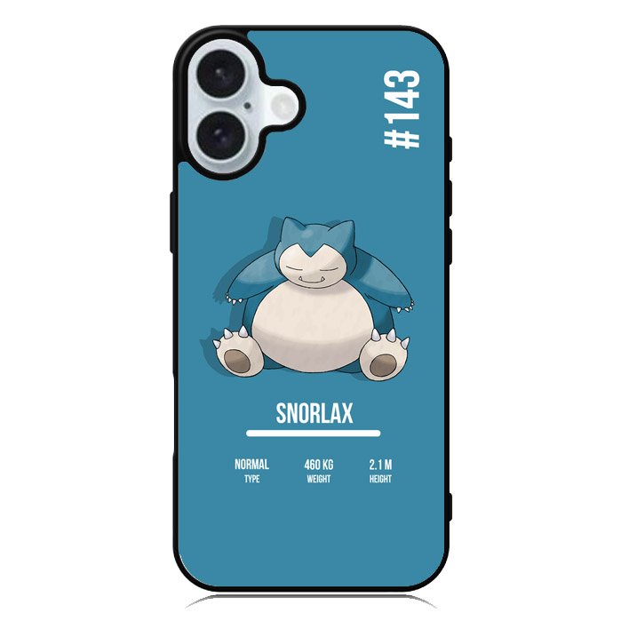 Pokemon Snorlax 2nd iPhone 16 Case