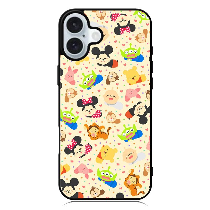 Disney Mickey Minnie iPhone 16 Case QC4712