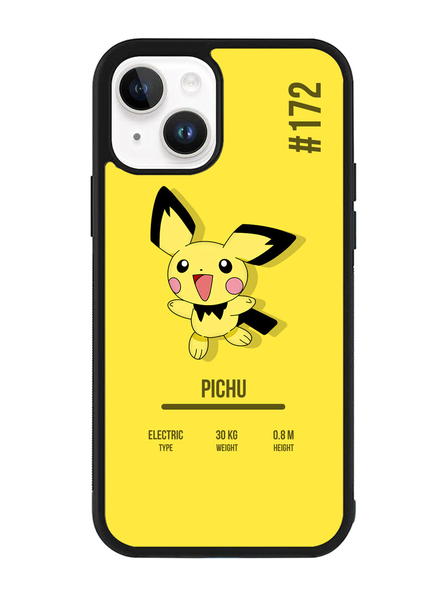 Pokemon Pichu iPhone 14 Plus Case QC6583