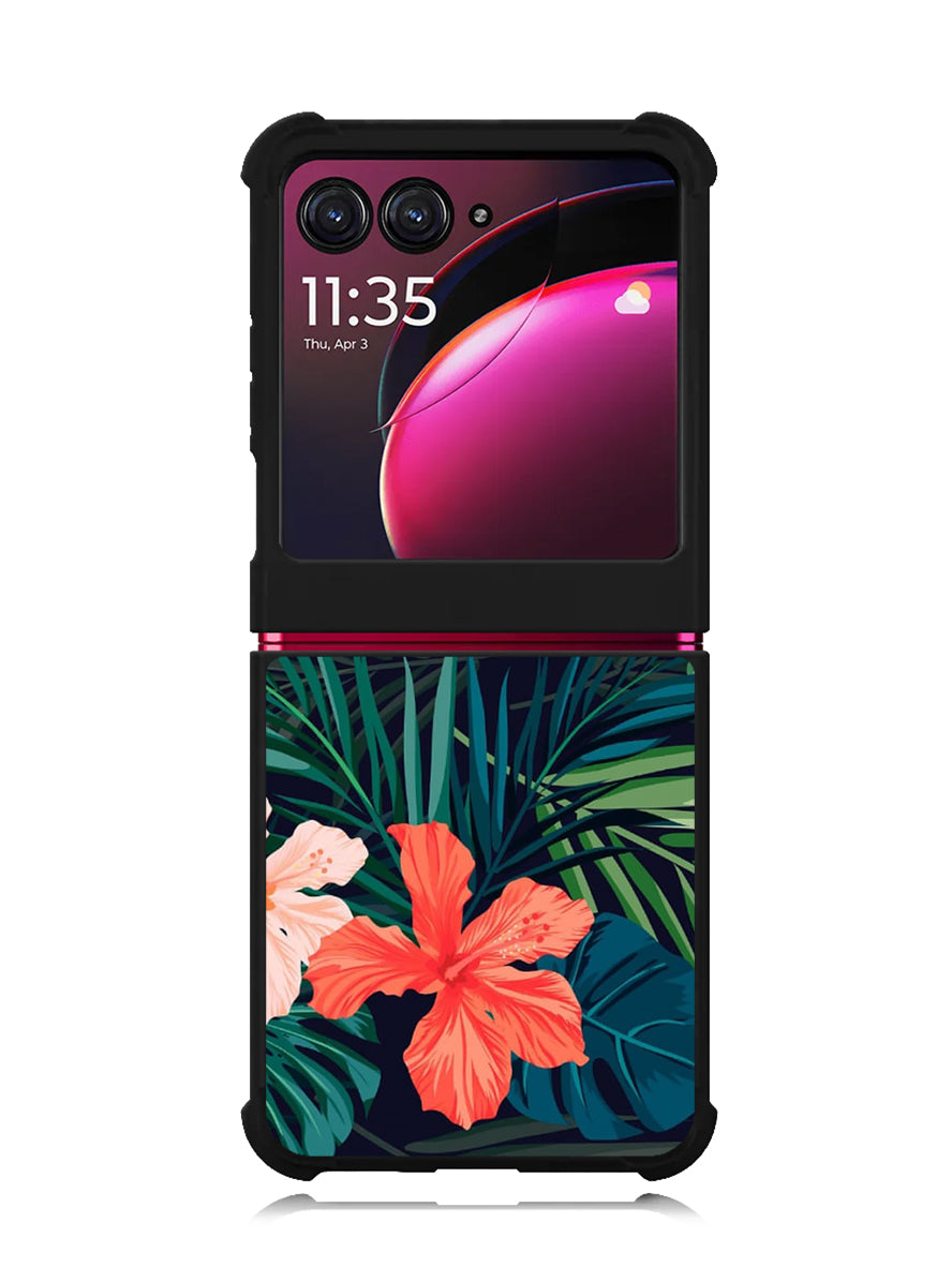 Tropical Floral Motorola Moto Razr Plus 2023 , Moto Razr+ 2023 Case