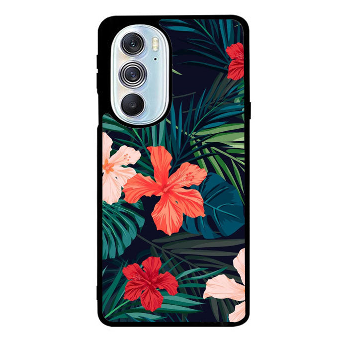 Tropical Floral Motorola Moto Edge 2022 Case