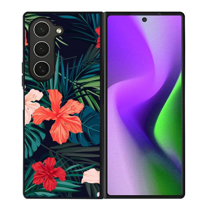 Tropical Floral Samsung Galaxy Z Fold 6 Case