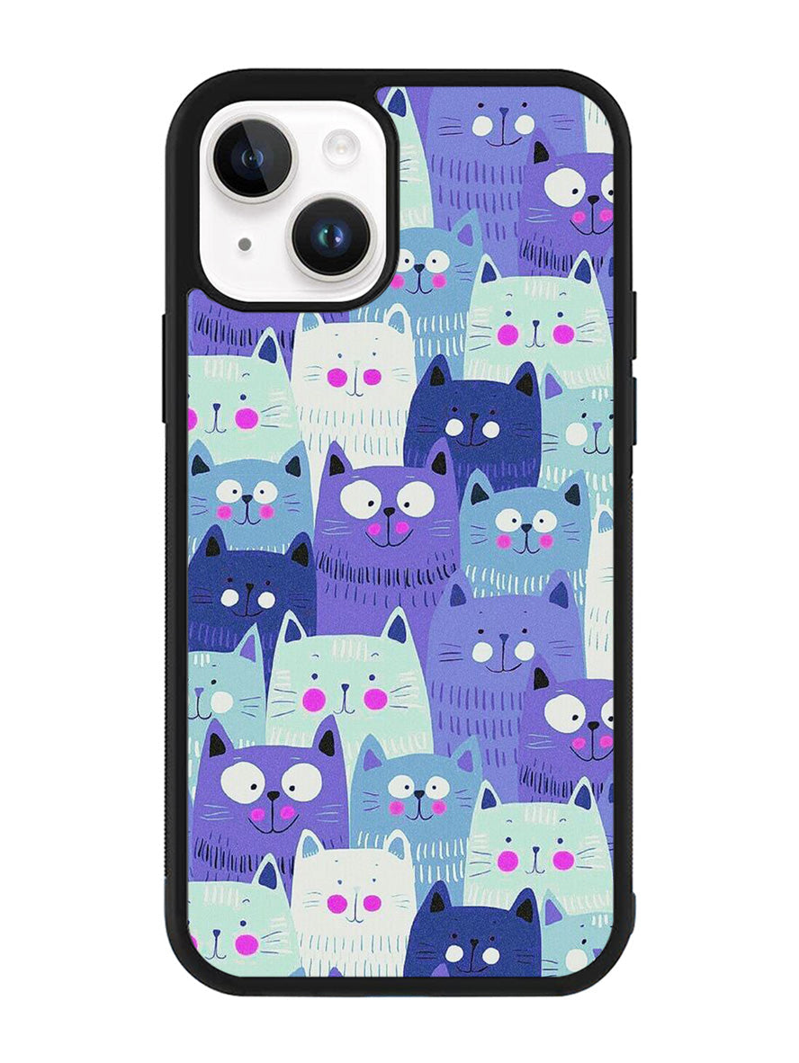 Cat Pattern iPhone 14 Case QC6246