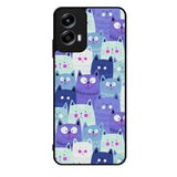 Cat Pattern Motorola Moto G Play 2024 Case OV6246