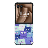 Cat Pattern Motorola Moto RAZR Plus 2025 Case OV6246