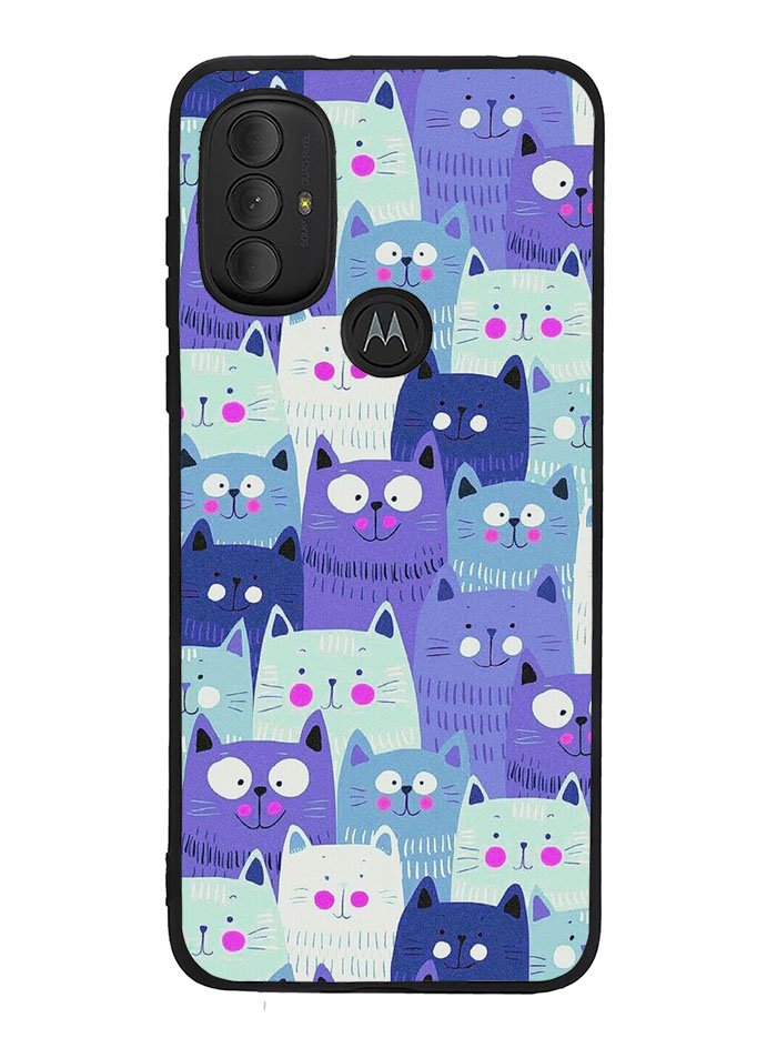 Cat Pattern Motorola Moto G Pure 2021 , Moto G Power 2022 Case OV6246