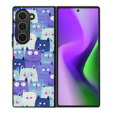 Cat Pattern Samsung Galaxy Z Fold 6 5G 2024 Case OV6246