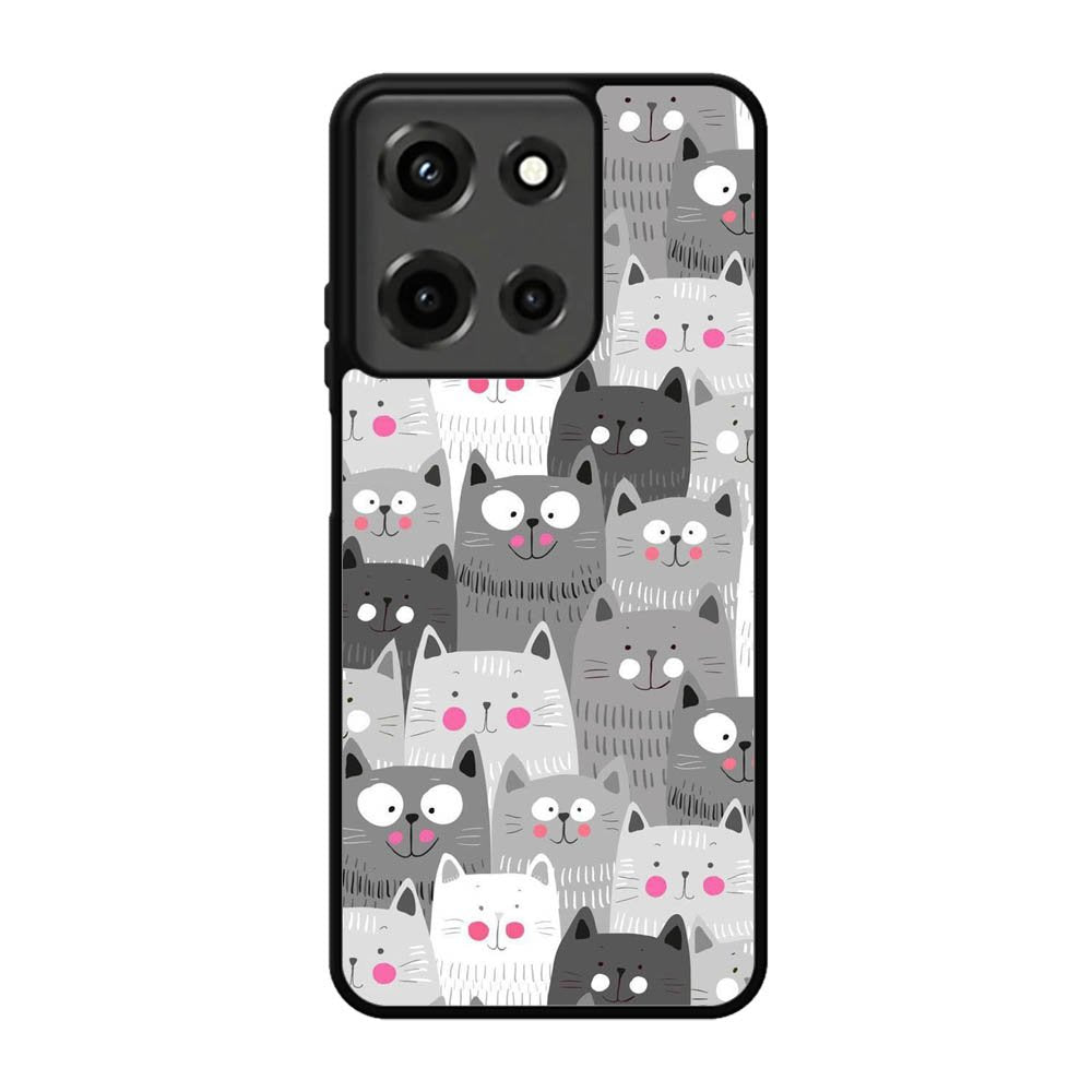 Cat Pattern Motorola Moto G 5G 2025 Case OV7307