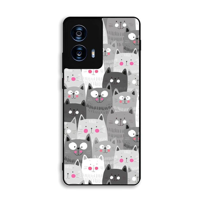 Cat Pattern Motorola Moto G Power 5G 2024 Case OV5585