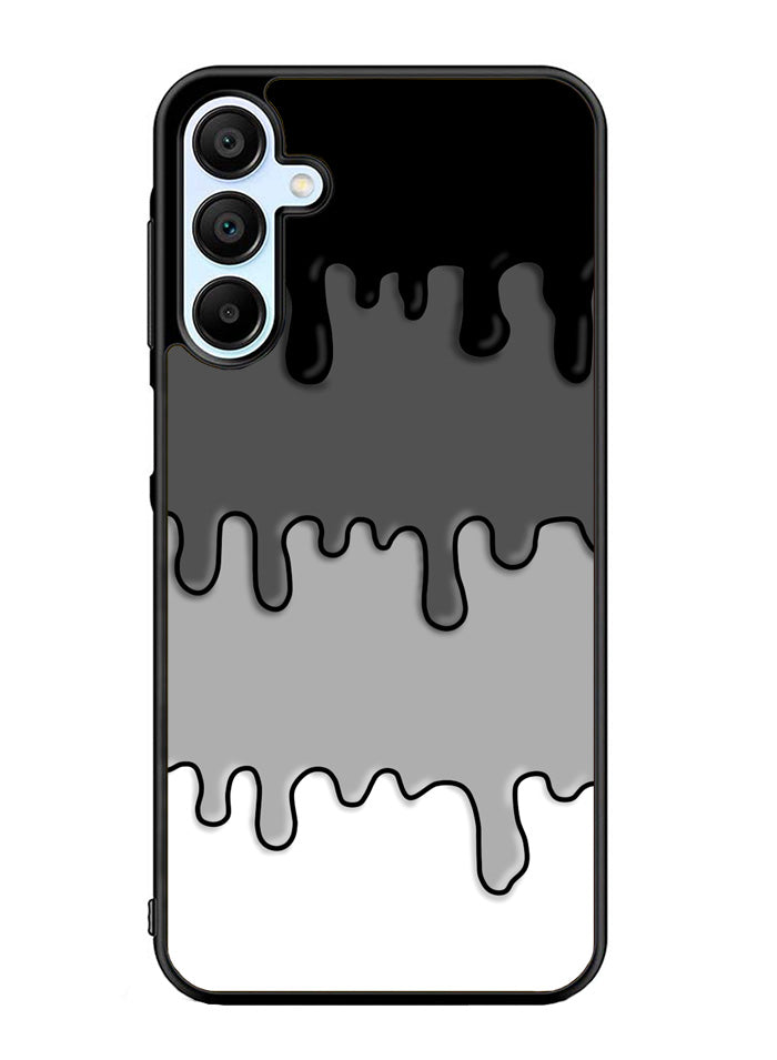 Ink Black White Samsung Galaxy A15 5G Case OV6778