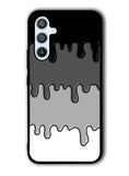 Ink Black White Samsung Galaxy A14 5G Case QC6778
