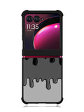 Ink Black White Motorola Moto Razr Plus 2023 , Moto Razr+ 2023 Case OV6778