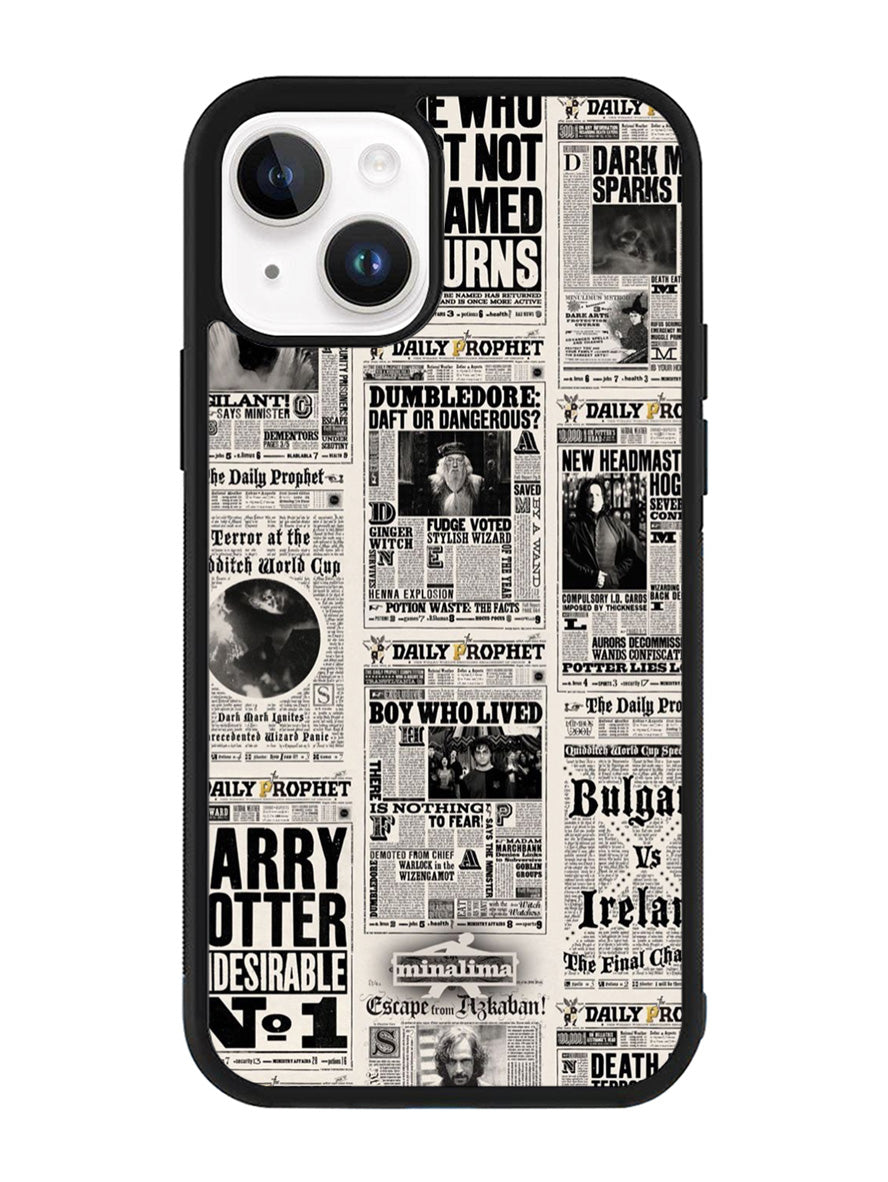 Harry Potter Daily Prophet iPhone 14 Plus Case QC5157