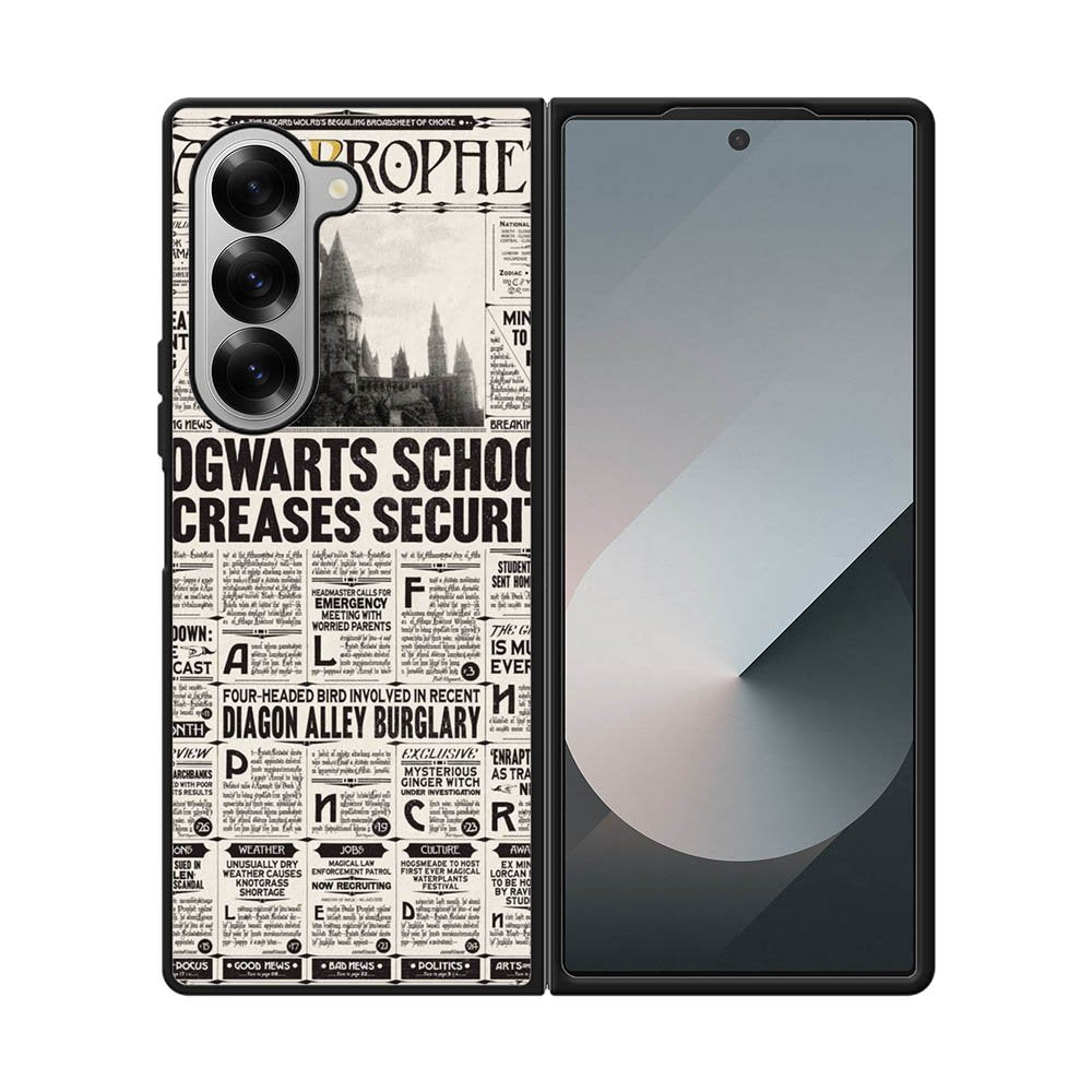 Harry Potter Daily Prophet Samsung Galaxy Z Fold 7 5G Case QC6787