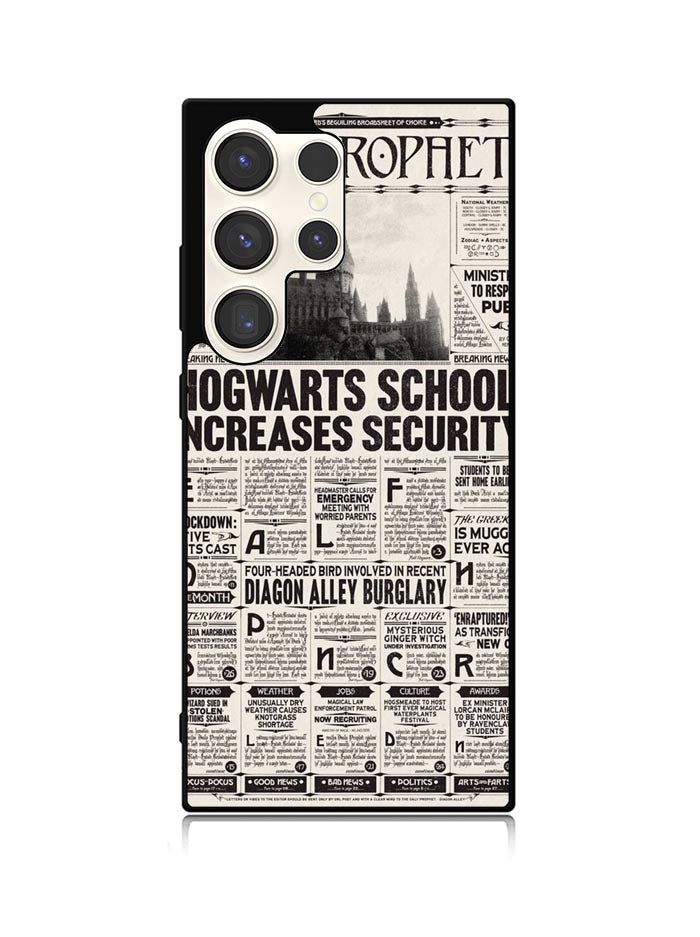 Harry Potter Daily Prophet Samsung Galaxy S25 Ultra 5G Case QC6787