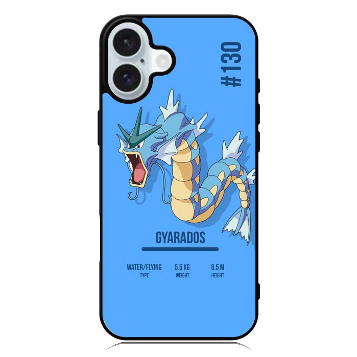 Pokemon Gyarados iPhone 16 Plus Case QC6803