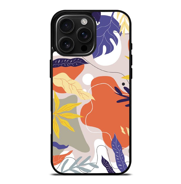 Floral Flower Pattern YDH0081 iPhone 16 Pro Max Case