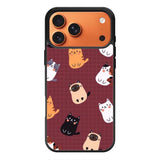 Cat Cute Pattern YDH0126 iPhone 17 Pro Case