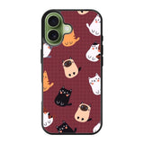Cat Cute Pattern YDH0126 iPhone 17 Case