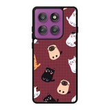 Cat Cute Pattern YDH0126 Motorola Moto Edge 60 Pro Case