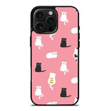Cat Cute Pattern YDH0127 iPhone 16 Pro Max Case