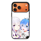 Emilia Rem Re Zero Anime iPhone 17 Pro Case OV8357