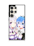 Emilia Rem Re Zero Anime Samsung Galaxy S25 Ultra 5G Case QC8357
