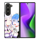 Emilia Rem Re Zero Anime Samsung Galaxy Z Fold 6 5G 2024 Case OV8357