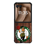 Boston Celtics Wood Motorola Moto RAZR Plus 2025 Case OV8513