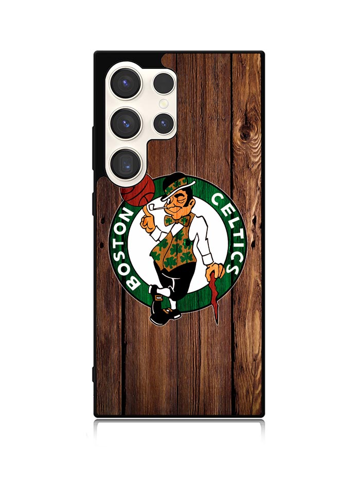 Boston Celtics Wood Samsung Galaxy S24 Ultra 5G Case OV8513