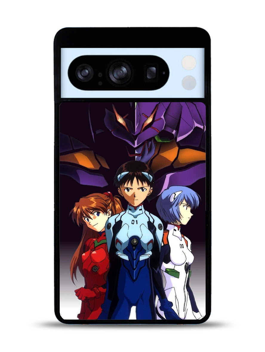 Evangelion Shinji Asuka Ayanami Google Pixel 8 Pro Case QC8370