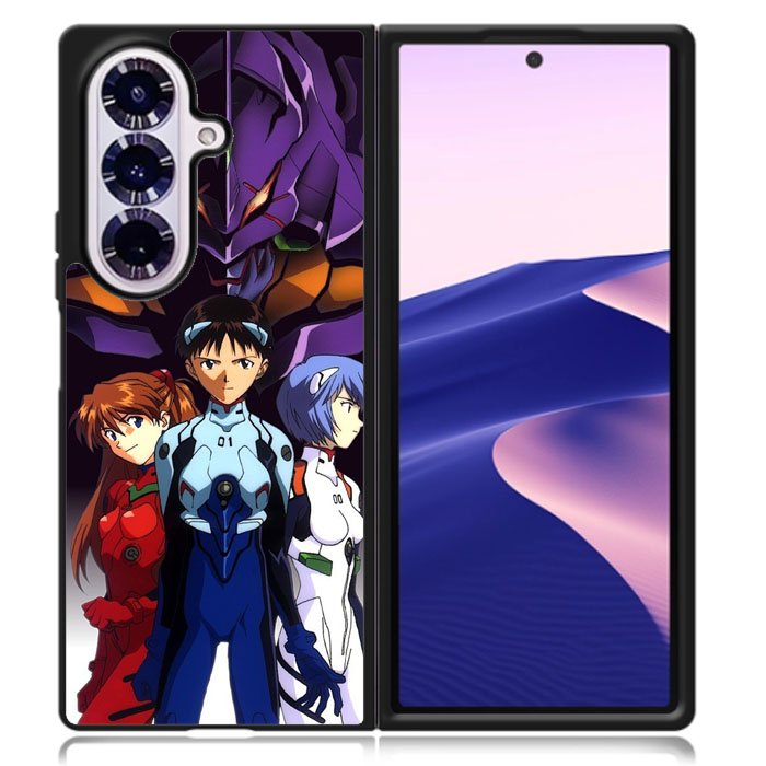 Evangelion Shinji Asuka Ayanami Samsung Galaxy Z Fold 7 Case OV8370
