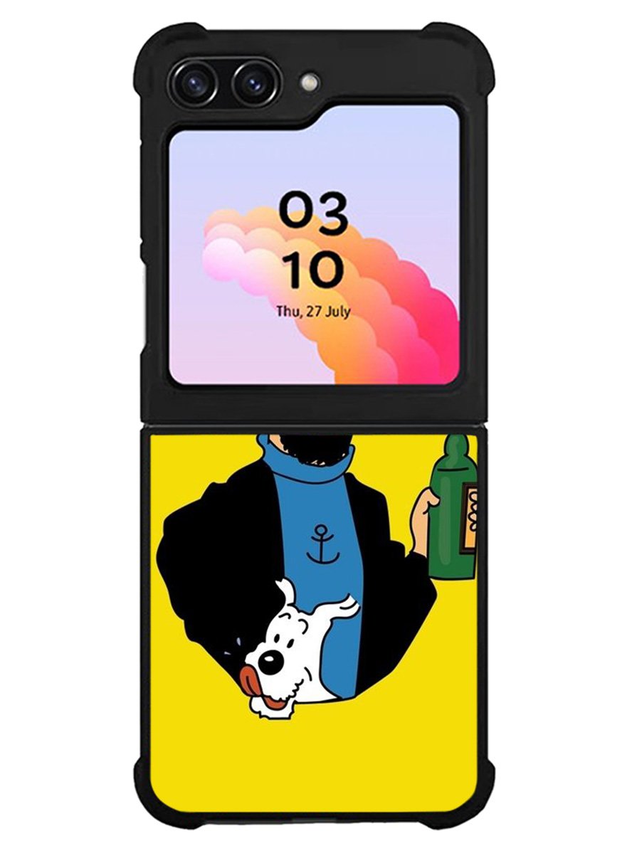 Captain Haddock Tintin Samsung Galaxy Z Flip 5 5G 2023 Case OV8504