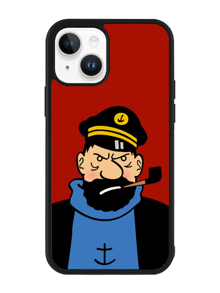 Captain Haddock Tintin iPhone 14 Case QC8505