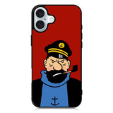 Captain Haddock Tintin iPhone 16 Case QC8505
