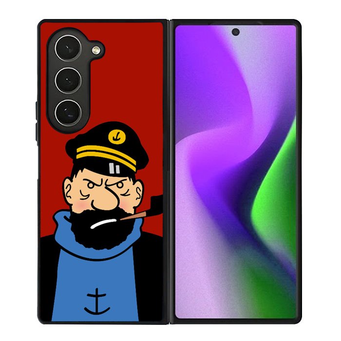 Captain Haddock Tintin Samsung Galaxy Z Fold 6 5G 2024 Case OV8505