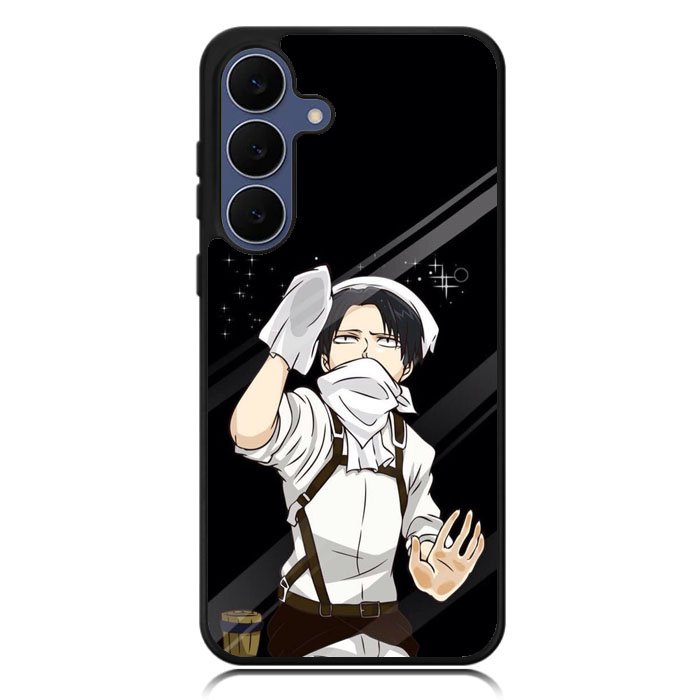 Levi Ackerman Attack on Titan Samsung Galaxy S25 FE Case OV8159