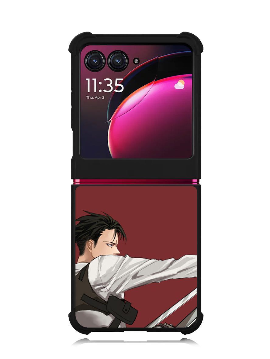 Levi Ackerman Attack on Titan Motorola Moto Razr Plus 2023 , Moto Razr+ 2023 Case OV8160