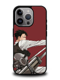 Levi Ackerman Attack on Titan iPhone 14 Pro Case QC8160