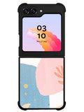 Pastel Floral Art Samsung Galaxy Z Flip 5 5G 2023 Case OV7990