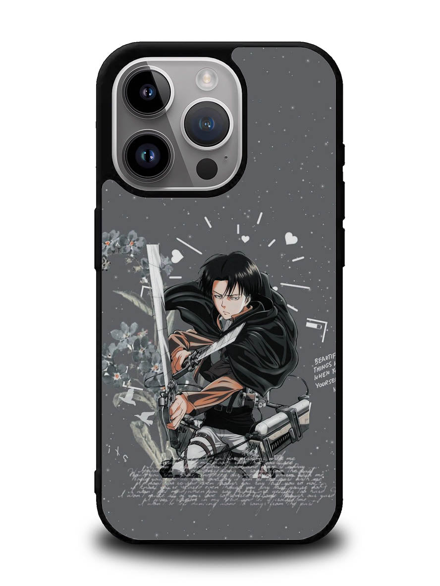 Levi Ackerman Attack On Titan iPhone 16 Pro Max Case QC8161