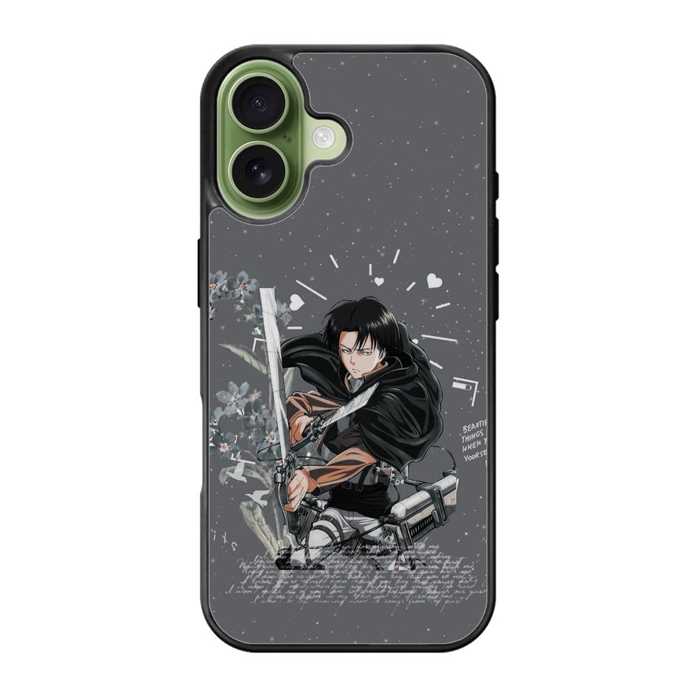 Levi Ackerman Attack On Titan iPhone 17 Case QC8161