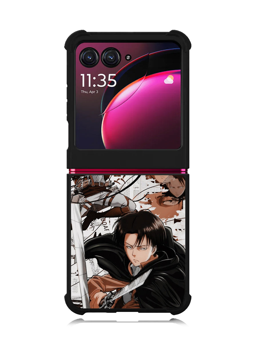 Levi Ackerman Attack On TItan Motorola Moto Razr Plus 2023 , Moto Razr+ 2023 Case OV8162