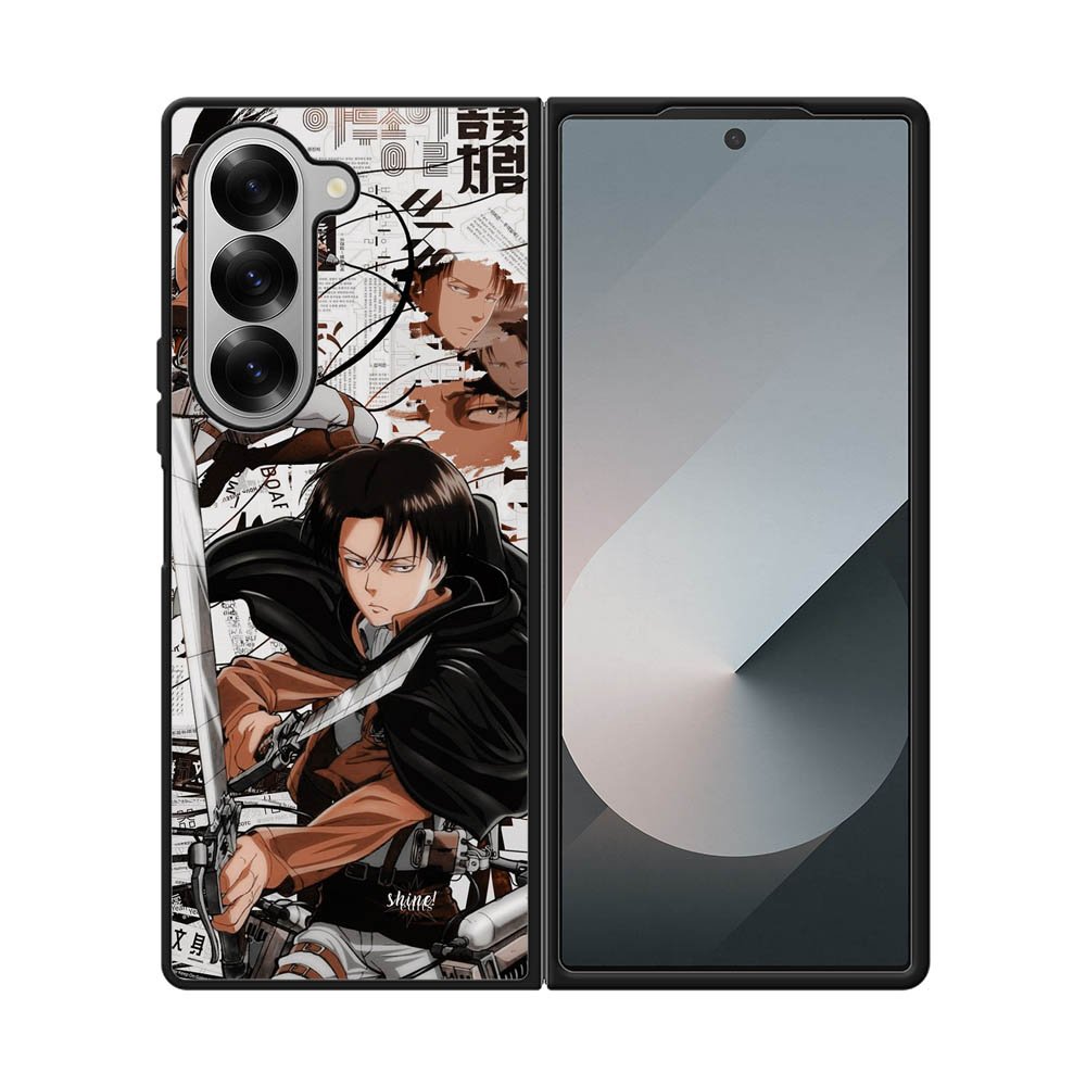 Levi Ackerman Attack On TItan Samsung Galaxy Z Fold 7 5G Case QC8162