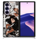 Levi Ackerman Attack On TItan Samsung Galaxy Z Fold 7 Case OV8162