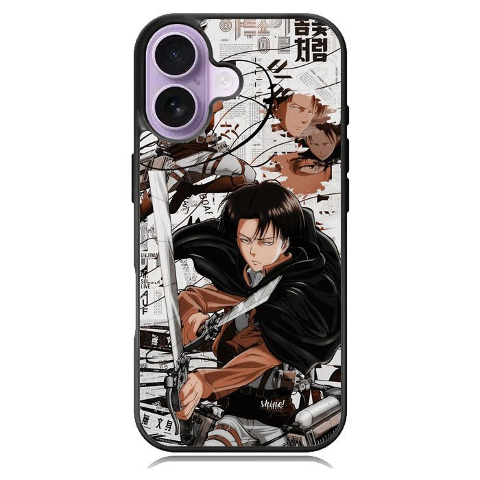 Levi Ackerman Attack On TItan iPhone 17 Case OV8162