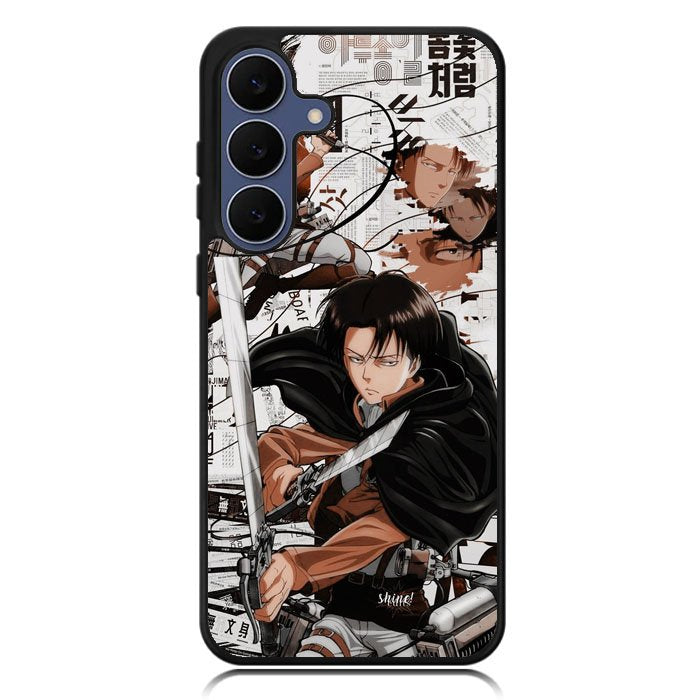 Levi Ackerman Attack On TItan Samsung Galaxy S25 FE Case OV8162