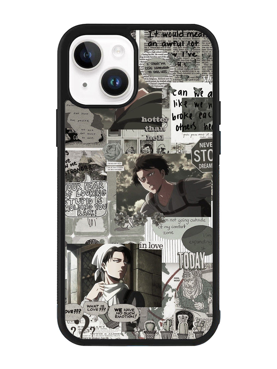 Levi Ackerman Attack On Titan iPhone 14 Plus Case QC8163