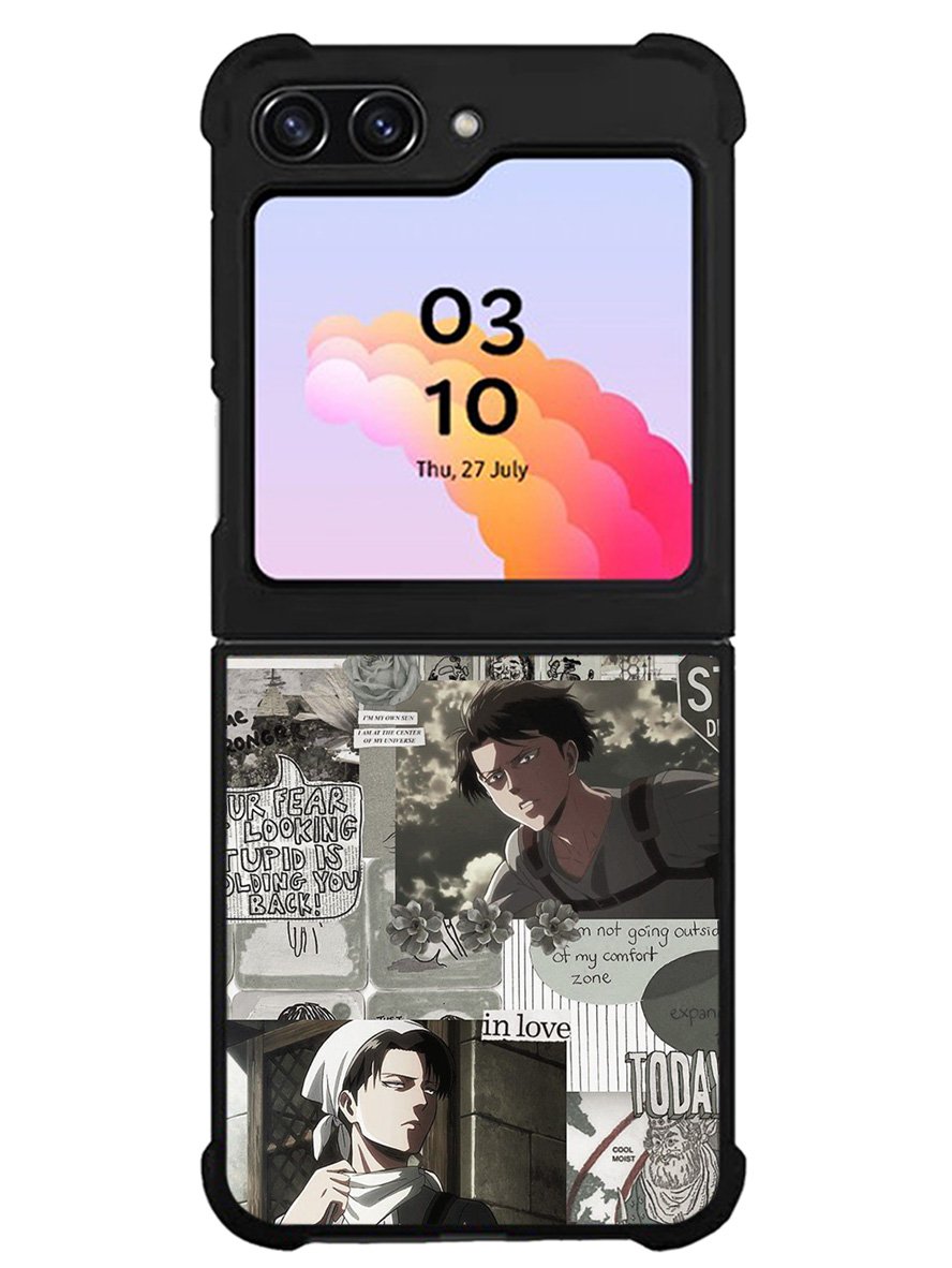 Levi Ackerman Attack On Titan Samsung Galaxy Z Flip 5 5G 2023 Case OV8163